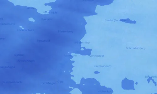 Regenradar Vorschaubild - Aktuelle Niederschläge in Heggen und Umgebung