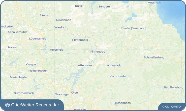 Widget-Vorschau für Heggen Wetter-Widget-Vorschau mit Vorhersagedaten für Heggen