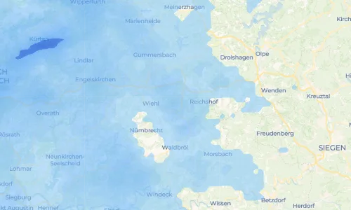 Regenradar Vorschaubild - Aktuelle Niederschläge in Heienbach und Umgebung
