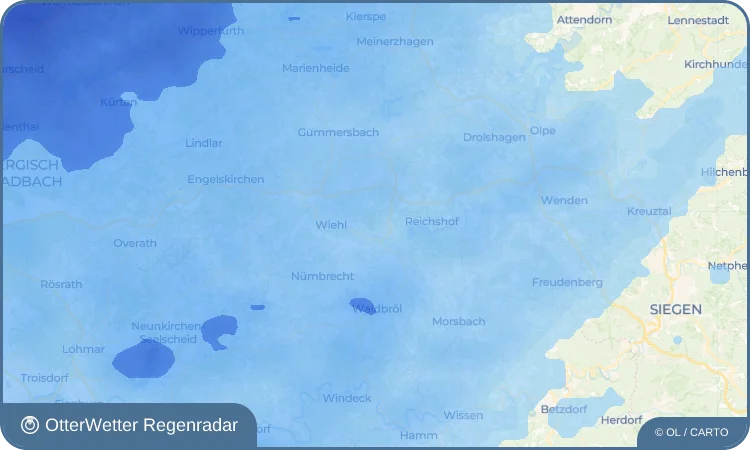 Wetter-Widget-Vorschau mit Vorhersagedaten für Heienbach