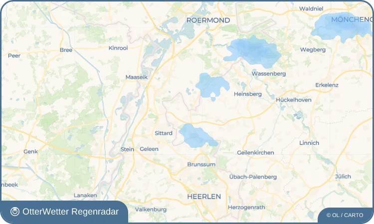 Wetter-Widget-Vorschau mit Vorhersagedaten für Heilder