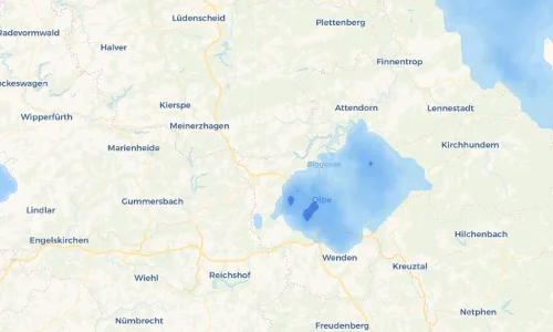 Regenradar Vorschaubild - Aktuelle Niederschläge in Heimicke und Umgebung