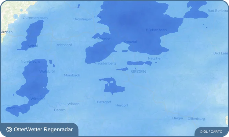 Widget-Vorschau für Heisberg Wetter-Widget-Vorschau mit Vorhersagedaten für Heisberg