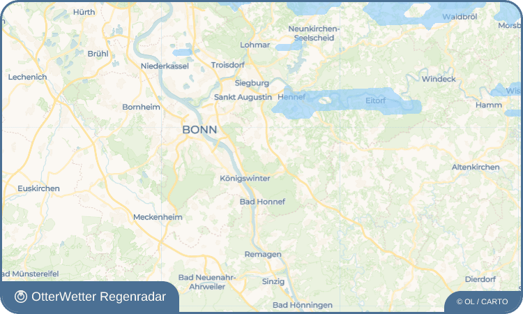 OtterWetter Regenradar-Widget Heisterbacherrott