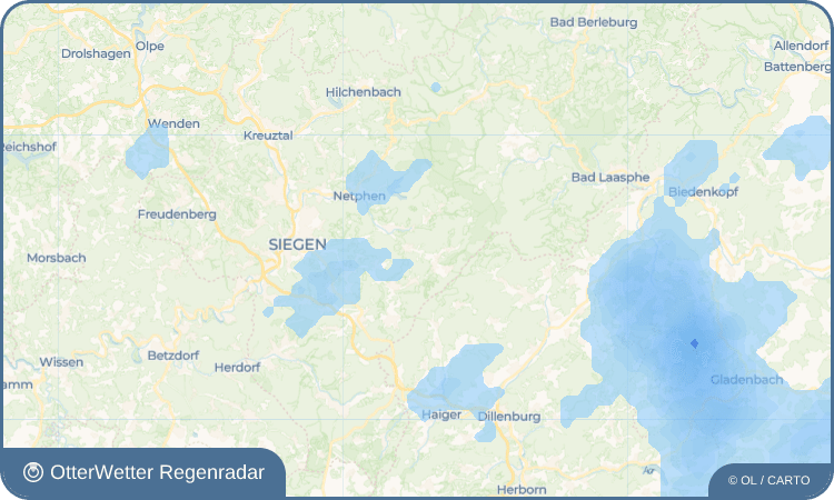 OtterWetter Regenradar-Widget Helgersdorf