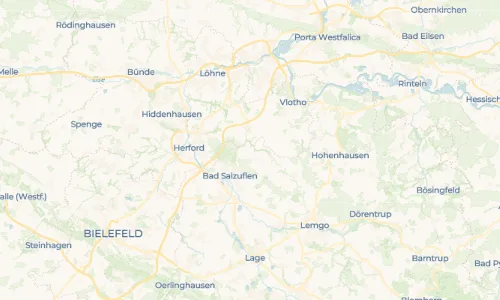 Regenradar Vorschaubild - Aktuelle Niederschläge in Hellerhausen und Umgebung