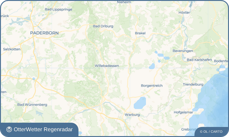 OtterWetter Regenradar-Widget Helmern