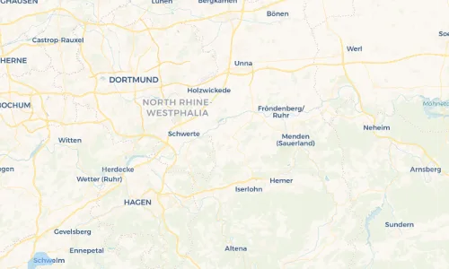 Regenradar Vorschaubild - Aktuelle Niederschläge in Hennen und Umgebung