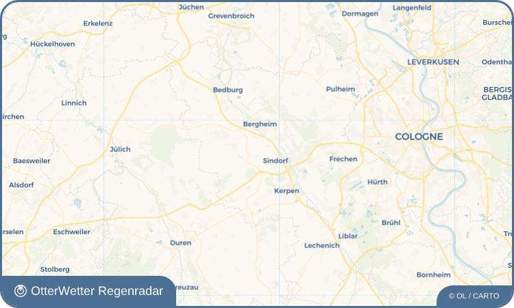 OtterWetter Regenradar-Widget Heppendorf
