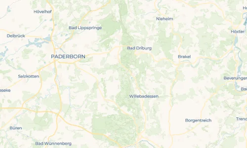 Regenradar Vorschaubild - Aktuelle Niederschläge in Herbram-Wald und Umgebung