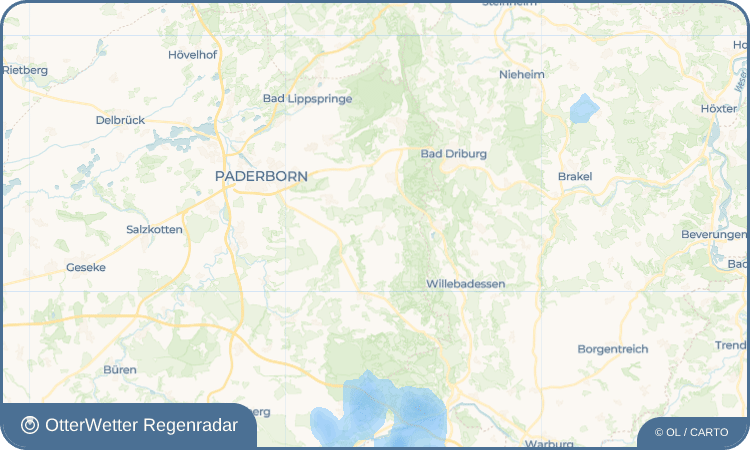 OtterWetter Regenradar-Widget Herbram