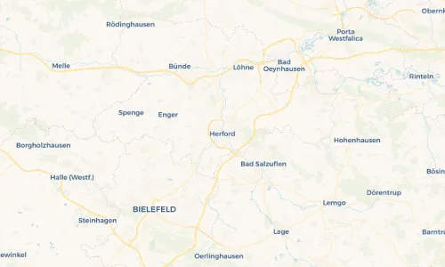 Regenradar Vorschaubild - Aktuelle Niederschläge in Herford und Umgebung