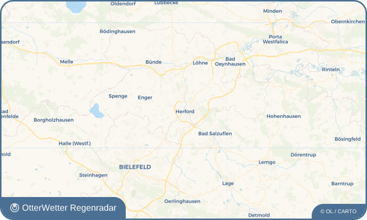 OtterWetter Regenradar-Widget Herford