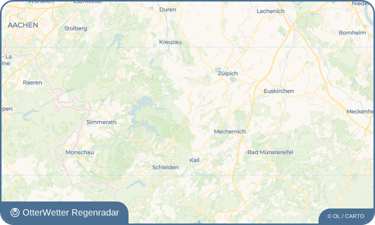 OtterWetter Regenradar-Widget Hergarten
