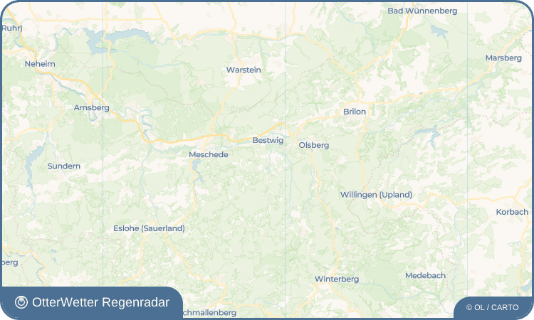 OtterWetter Regenradar-Widget Heringhausen
