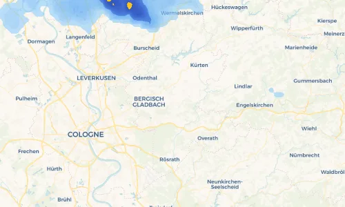 Regenradar Vorschaubild - Aktuelle Niederschläge in Herkenrath und Umgebung