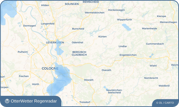OtterWetter Regenradar-Widget Herkenrath