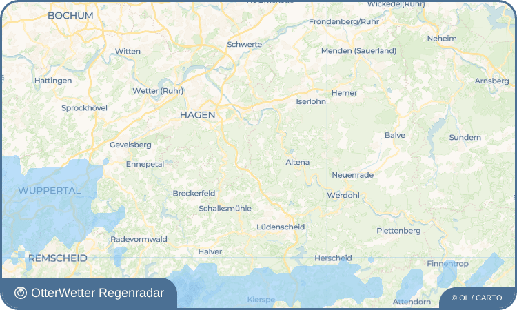 OtterWetter Regenradar-Widget Herlsen