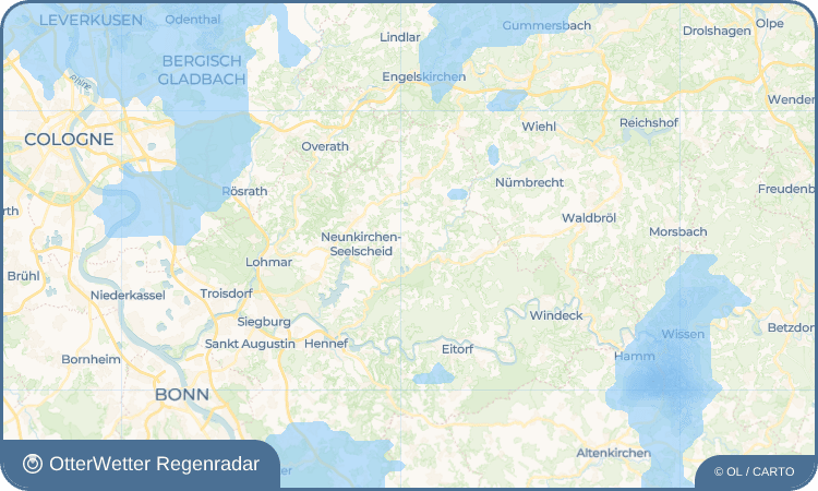 OtterWetter Regenradar-Widget Hermerath