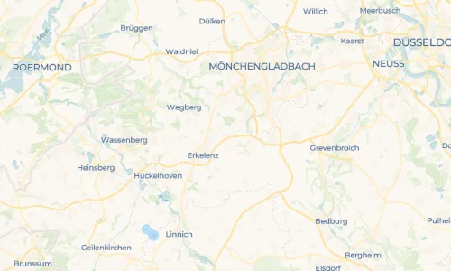 Regenradar Vorschaubild - Aktuelle Niederschläge in Herrath und Umgebung