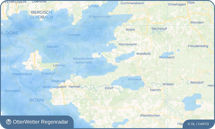 OtterWetter Regenradar-Widget Herrenbröl