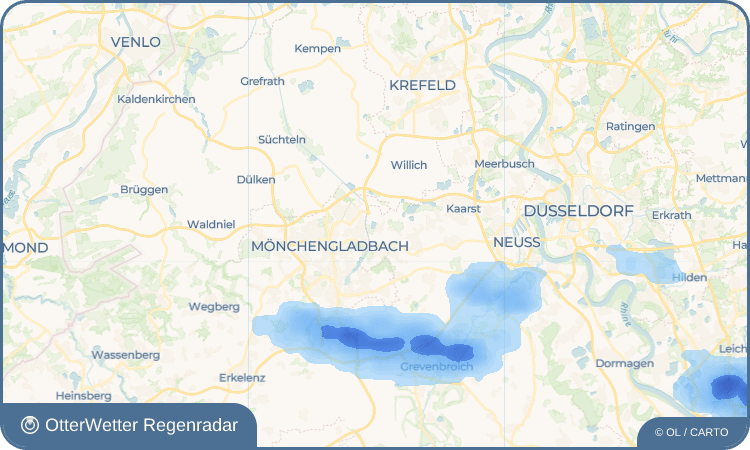 OtterWetter Regenradar-Widget Herrenshoff