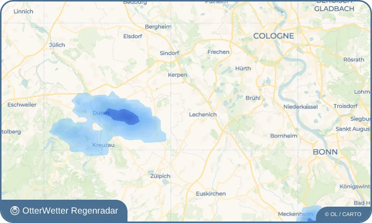 Wetter-Widget-Vorschau mit Vorhersagedaten für Herrig