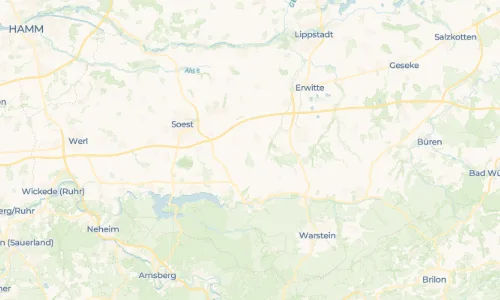 Regenradar Herringsen: aktuelle Niederschläge in Herringsen und Umgebung, Stand 20. Oktober 2026 um 8:10 Uhr
