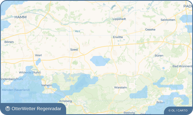 OtterWetter Regenradar-Widget Herringsen