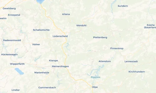 Regenradar Vorschaubild - Aktuelle Niederschläge in Herscheid und Umgebung