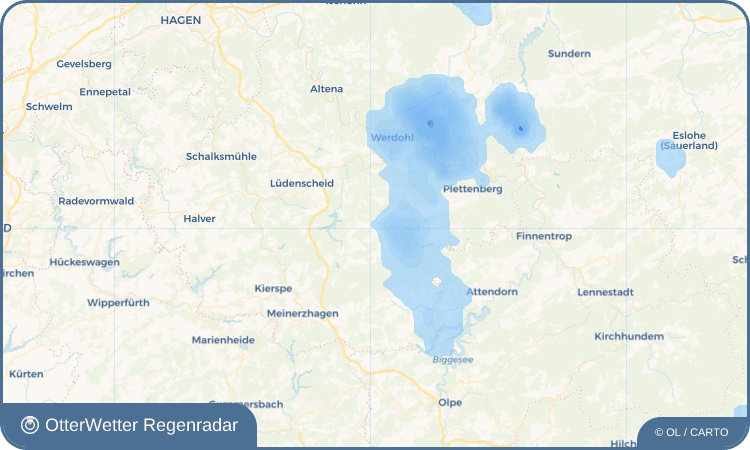 OtterWetter Regenradar-Widget Herscheid