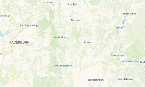 Regenradar Vorschaubild - Aktuelle Niederschläge in Herste und Umgebung