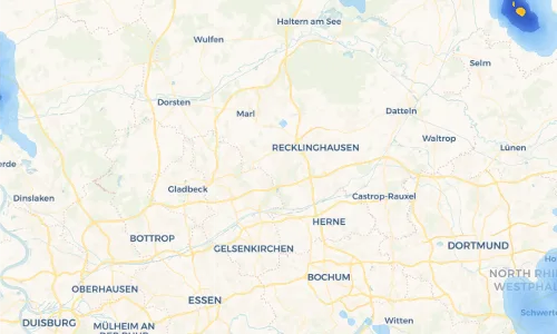 Regenradar Vorschaubild - Aktuelle Niederschläge in Herten und Umgebung