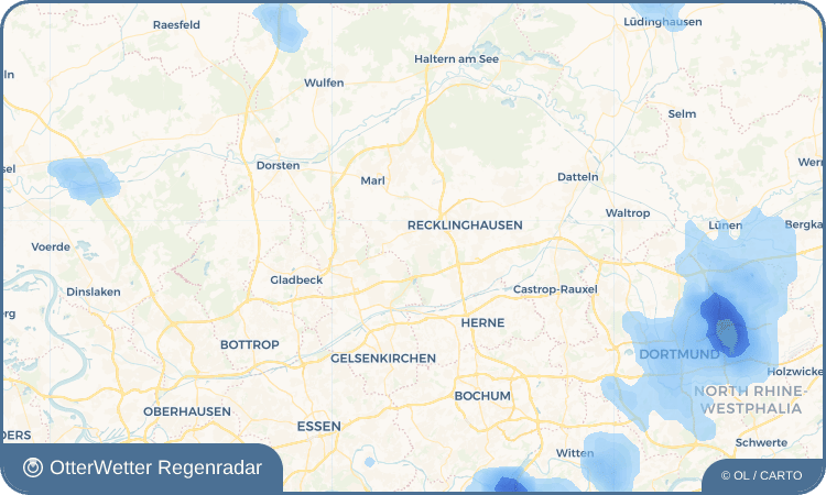 OtterWetter Regenradar-Widget Herten