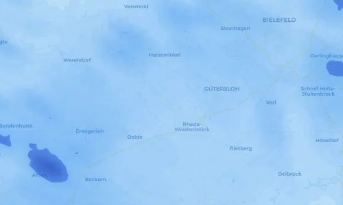 Regenradar Vorschaubild - Aktuelle Niederschläge in Herzebrock und Umgebung