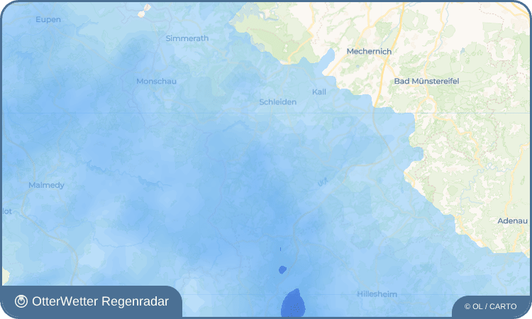 OtterWetter Regenradar-Widget Hescheld