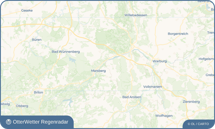 OtterWetter Regenradar-Widget Hesperinghausen