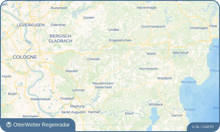 Widget-Vorschau für Hevinghausen Wetter-Widget-Vorschau mit Vorhersagedaten für Hevinghausen
