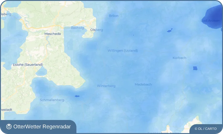 Widget-Vorschau für Hildfeld Wetter-Widget-Vorschau mit Vorhersagedaten für Hildfeld