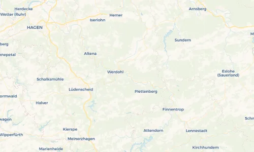 Regenradar Vorschaubild - Aktuelle Niederschläge in Hilfringhausen und Umgebung