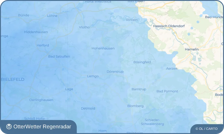 Widget-Vorschau für Hillentrup Wetter-Widget-Vorschau mit Vorhersagedaten für Hillentrup
