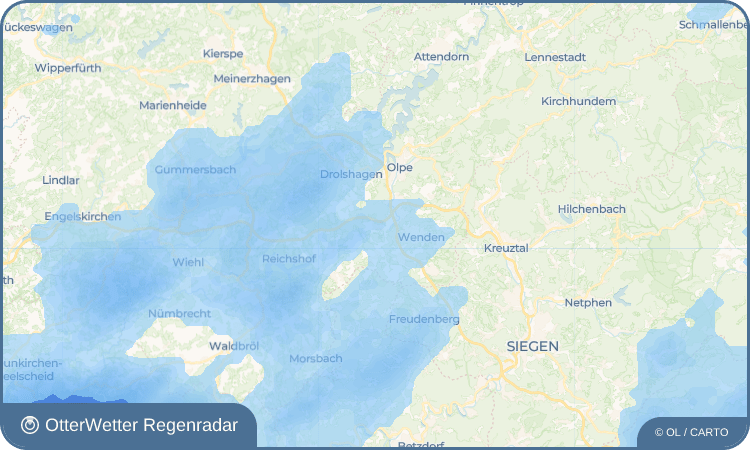 OtterWetter Regenradar-Widget Hillmicke