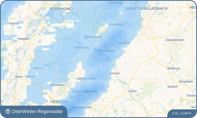 Wetter-Widget-Vorschau mit Vorhersagedaten für Himmerich