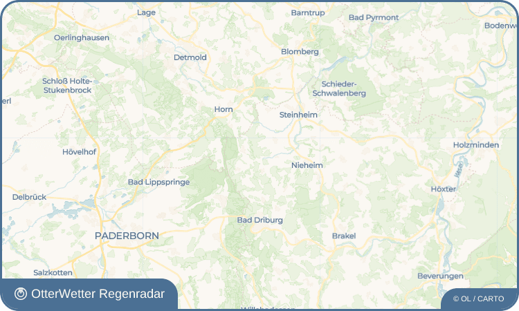 OtterWetter Regenradar-Widget Himmighausen