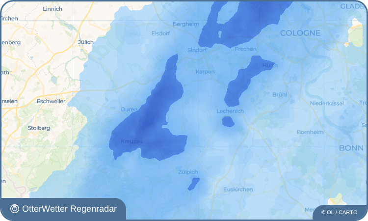Wetter-Widget-Vorschau mit Vorhersagedaten für Hochkirchen