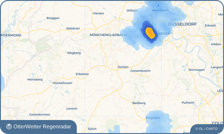 OtterWetter Regenradar-Widget Hochneukirch