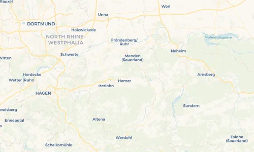 Regenradar Vorschaubild - Aktuelle Niederschläge in Höcklingsen und Umgebung