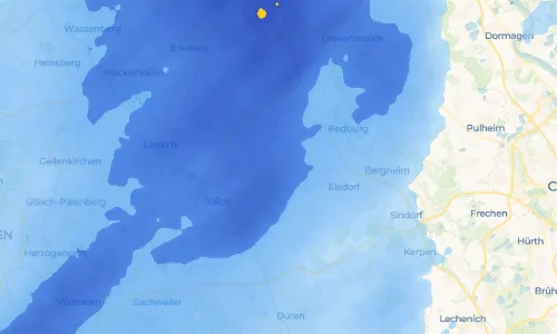 Regenradar Höllen: aktuelle Niederschläge in Höllen und Umgebung, Stand 21. Oktober 2026 um 17:30 Uhr