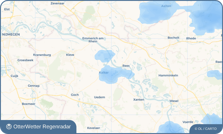 OtterWetter Regenradar-Widget Hönnepel