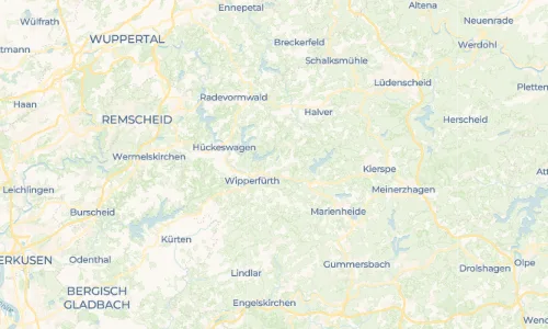 Regenradar Vorschaubild - Aktuelle Niederschläge in Hönnige und Umgebung